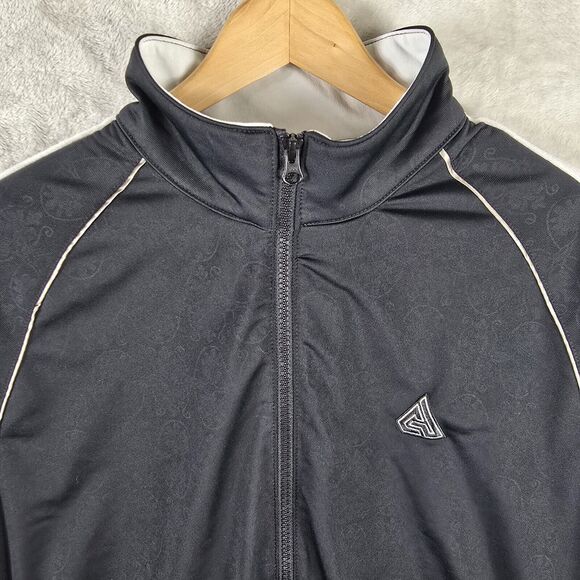 Nike Giannis Track Jacket Mens Large Basketball Black Paisley (DQ5660-010) - Picture 3 of 12
